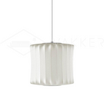 Bubble Silk Swing Arm Pendant Light – Adjustable Designer Ceiling Lamp