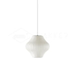 Bubble Silk Swing Arm Pendant Light – Adjustable Designer Ceiling Lamp