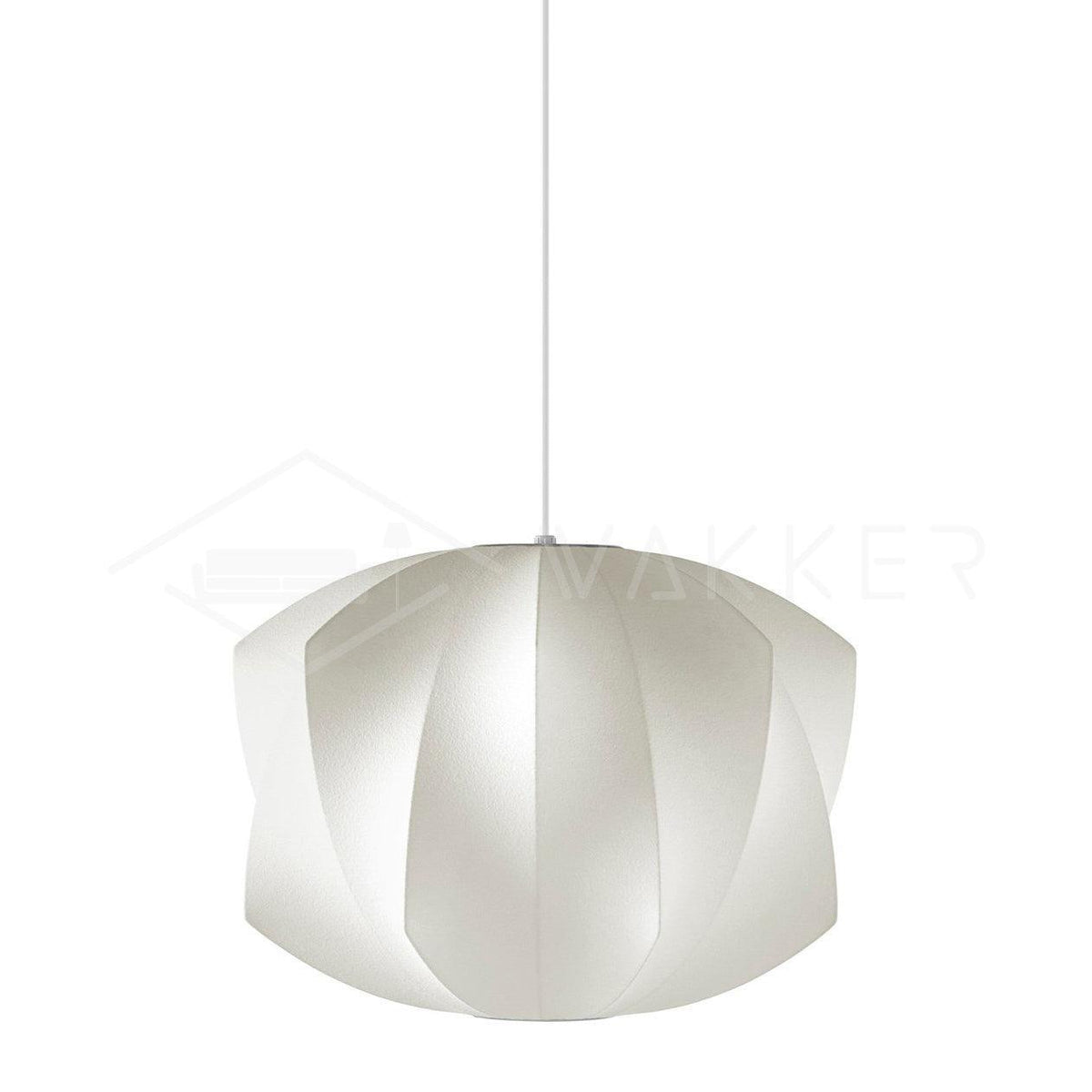 Bubble Silk Swing Arm Pendant Light – Adjustable Designer Ceiling Lamp