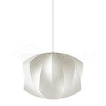 Bubble Silk Swing Arm Pendant Light – Adjustable Designer Ceiling Lamp