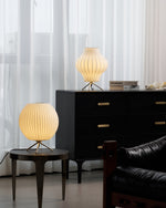 Tripod Bubble Table Lamp – Mid-Century Modern Sculptural Lighting