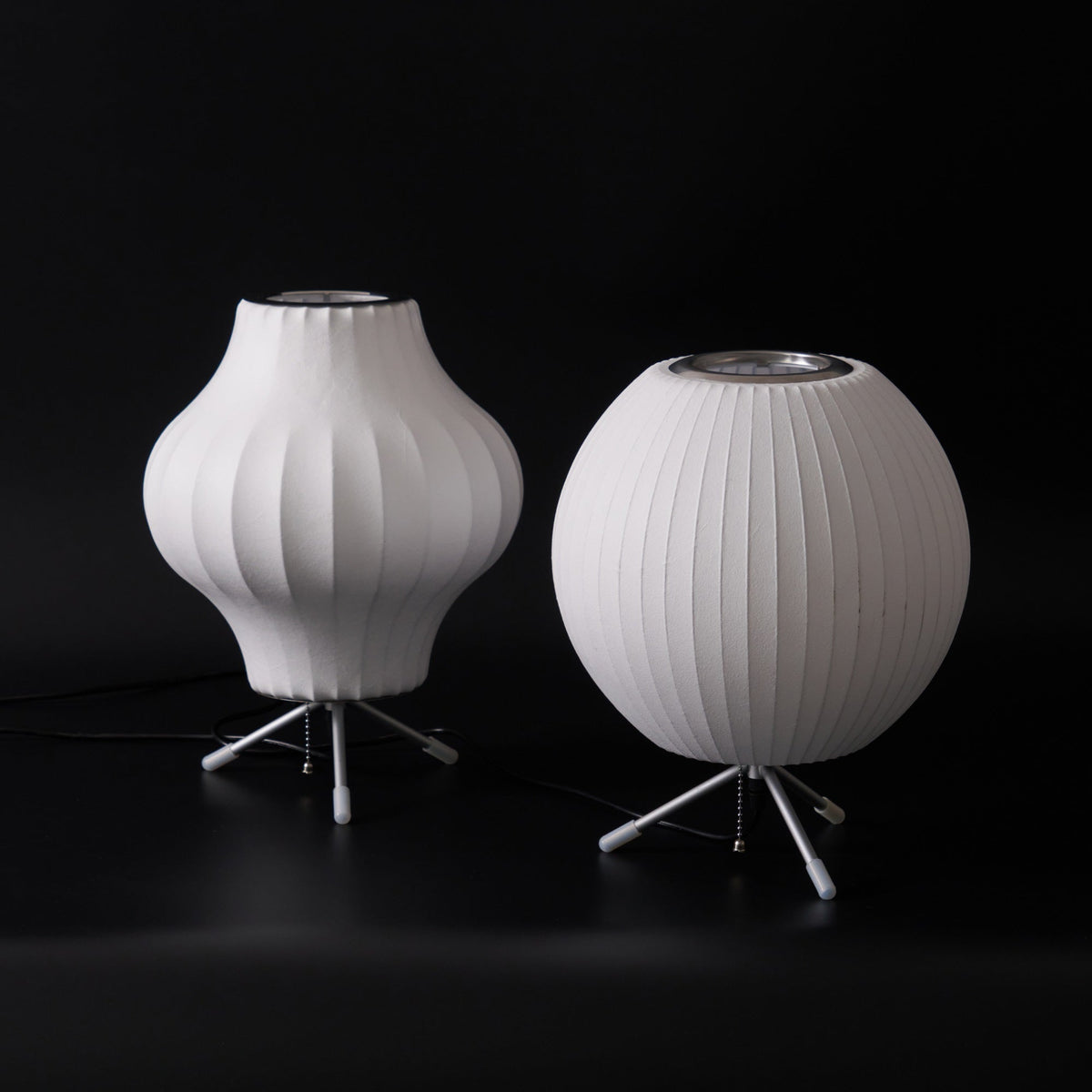 Tripod Bubble Table Lamp – Mid-Century Modern Sculptural Lighting