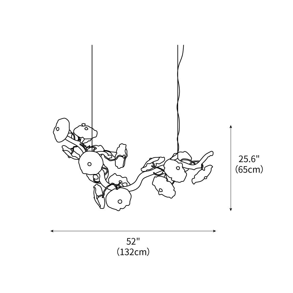 nenufar-horizontal-chandelier