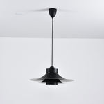 Nero Eclipse Modern Pendant Light – Matte Black Designer Ceiling Lamp