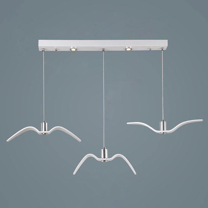 Aviara LED Pendant Light – Modern Aluminum Bird-Inspired Ceiling Lamp
