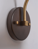 Nilo Wall Sconce in Amber Glass and Brass for Modern Interiors
