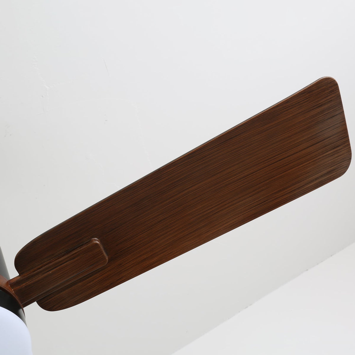 Nimora Ceiling Fan Light with LED and Remote – Modern Walnut Finish