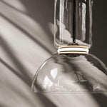 Modular Glass LED Pendant Light with Cylinder, Cone & Bowl Shades