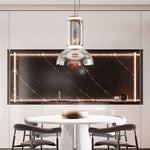 Modular Glass LED Pendant Light with Cylinder, Cone & Bowl Shades