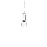 Modular Glass LED Pendant Light with Cylinder, Cone & Bowl Shades