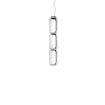 Modular Glass LED Pendant Light with Cylinder, Cone & Bowl Shades