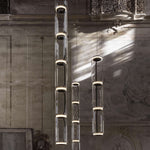 Modular Glass LED Pendant Light with Cylinder, Cone & Bowl Shades