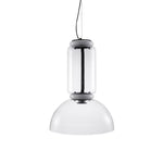 Modular Glass LED Pendant Light with Cylinder, Cone & Bowl Shades