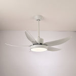 Noctura Glide Ceiling Fan with Integrated LED Light, Modern Black