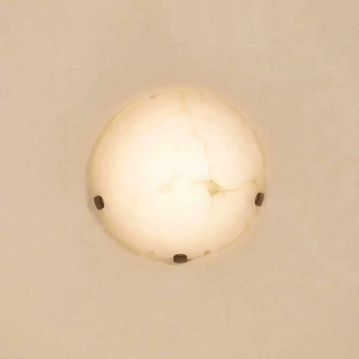 Noema Alabaster Wall Sconce — Modern LED Wall Light for Bedroom & Living Room