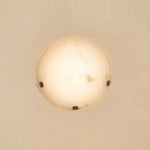 Noema Alabaster Wall Sconce — Modern LED Wall Light for Bedroom & Living Room