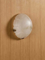 Noema Alabaster Wall Sconce — Modern LED Wall Light for Bedroom & Living Room