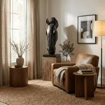Noir Equine Head Sculpture – Modern Matte Black Horse Bust for Luxury Interiors