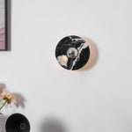 Noireon Marble LED Wall Sconce – Modern Sculptural Lighting