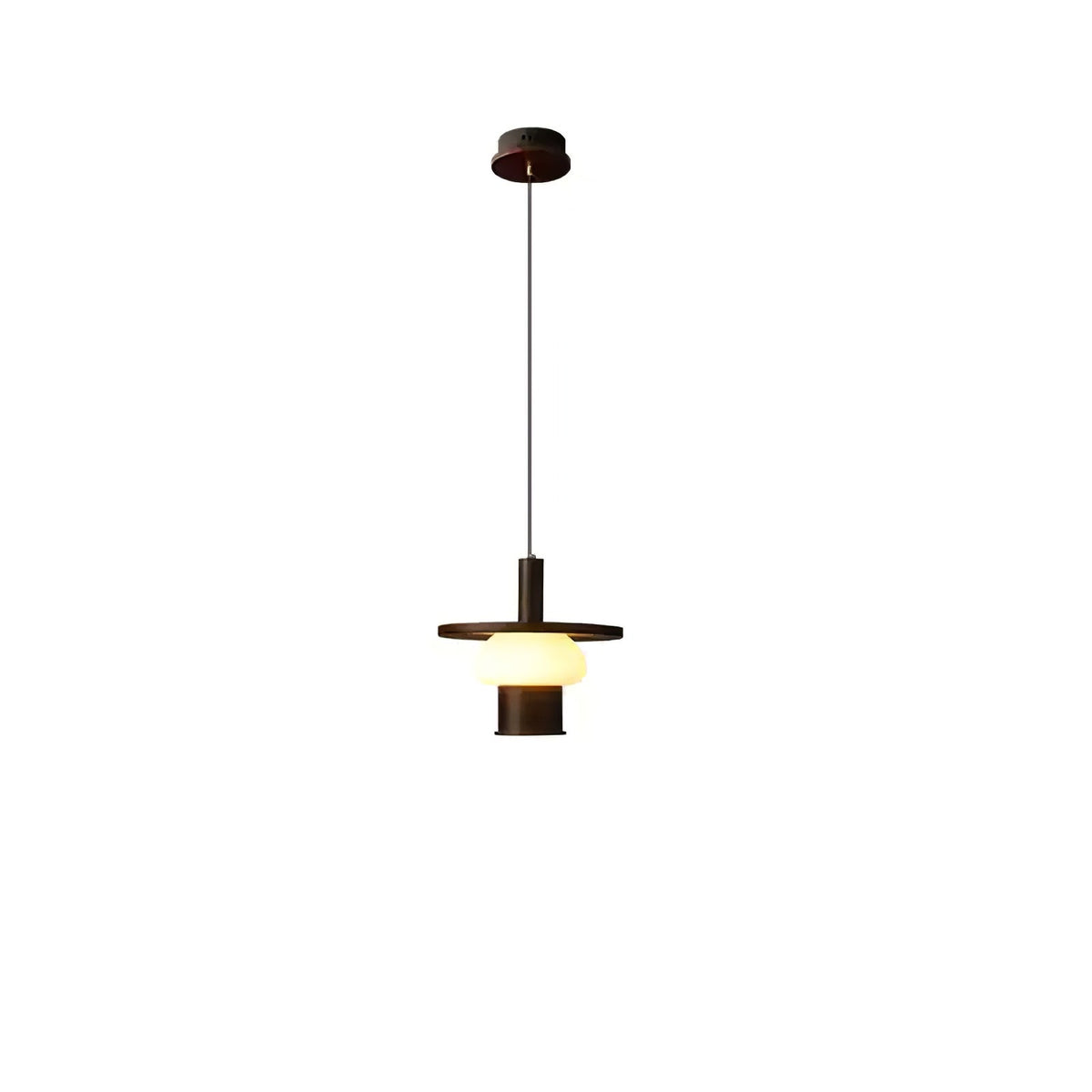 Noka Wood Pendant Light – Modern LED Chandelier for Dining Room and Kitchen Island