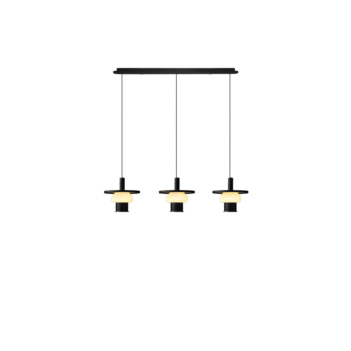 Noka Wood Pendant Light – Modern LED Chandelier for Dining Room and Kitchen Island