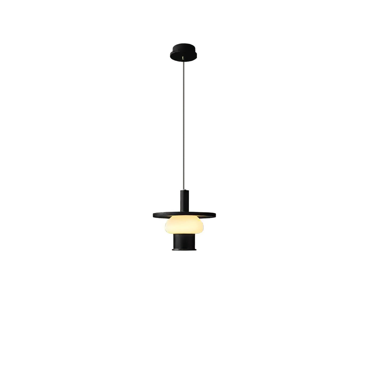 Noka Wood Pendant Light – Modern LED Chandelier for Dining Room and Kitchen Island