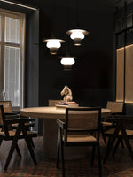 Noka Wood Pendant Light – Modern LED Chandelier for Dining Room and Kitchen Island