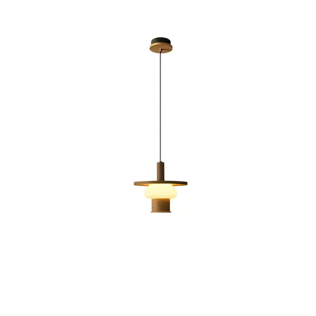 Noka Wood Pendant Light – Modern LED Chandelier for Dining Room and Kitchen Island