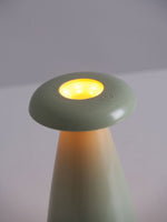 Noko Rechargeable Mushroom Table Lamp in Ceramic Finish