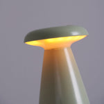 Noko Rechargeable Mushroom Table Lamp in Ceramic Finish