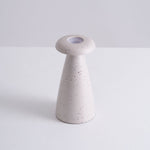 Noko Rechargeable Mushroom Table Lamp in Ceramic Finish