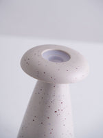 Noko Rechargeable Mushroom Table Lamp in Ceramic Finish