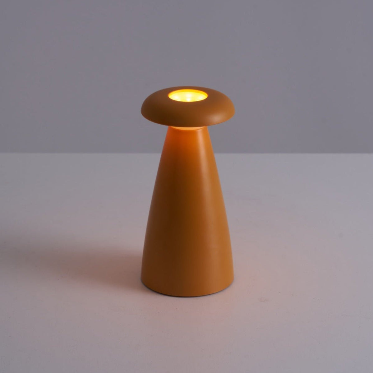 Noko Rechargeable Mushroom Table Lamp in Ceramic Finish