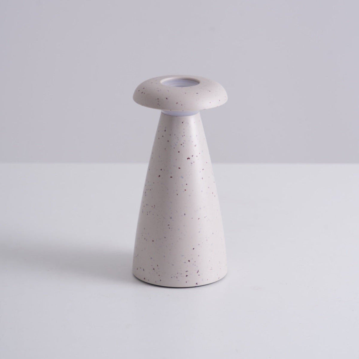Noko Rechargeable Mushroom Table Lamp in Ceramic Finish