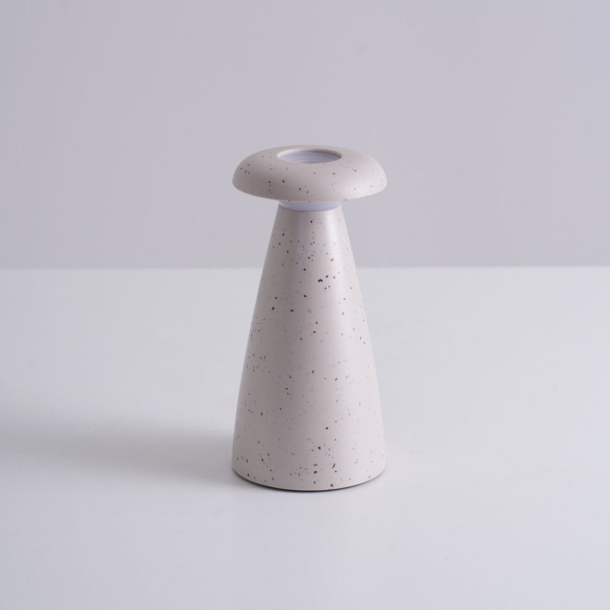 Noko Rechargeable Mushroom Table Lamp in Ceramic Finish