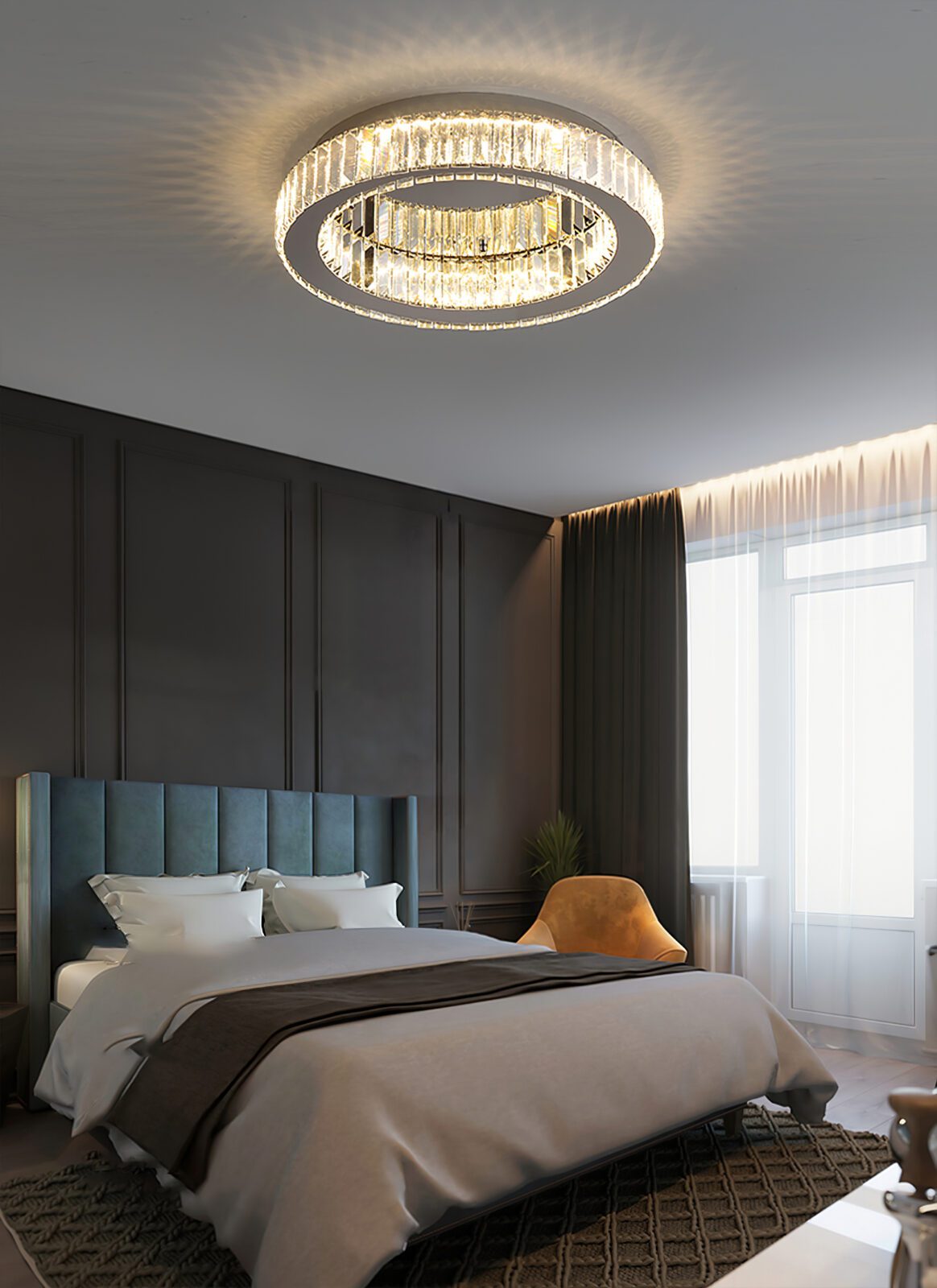 Nolan Mirror Ceiling Light