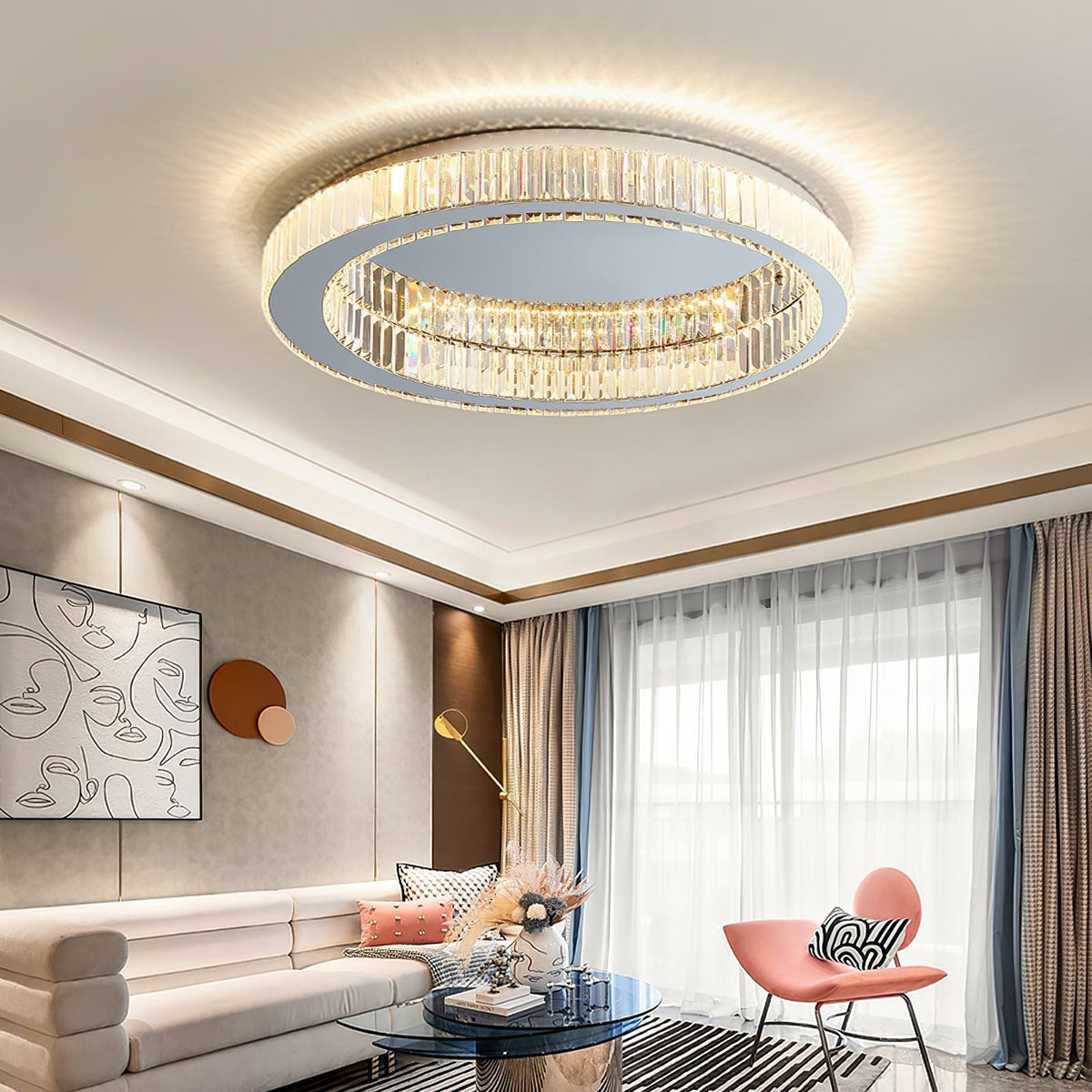 Nolan Mirror Ceiling Light