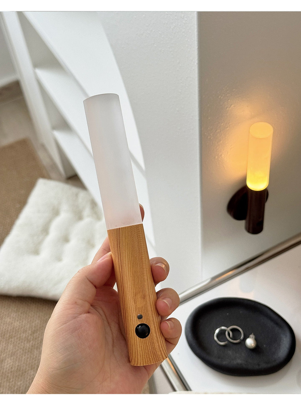 Nomad Portable Magnetic Wall Sconce with Rechargeable LED Light