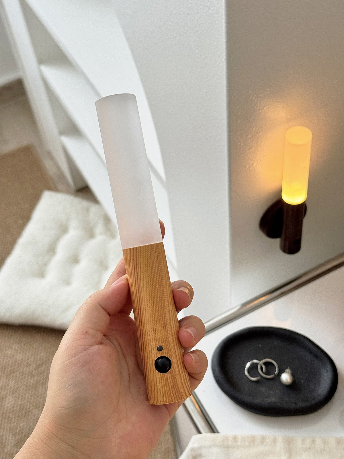 Nomad Portable Magnetic Wall Sconce with Rechargeable LED Light
