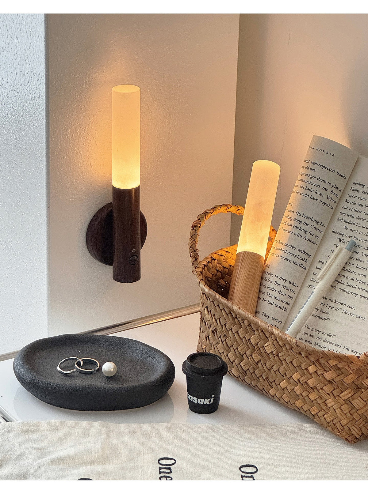 Nomad Portable Magnetic Wall Sconce with Rechargeable LED Light
