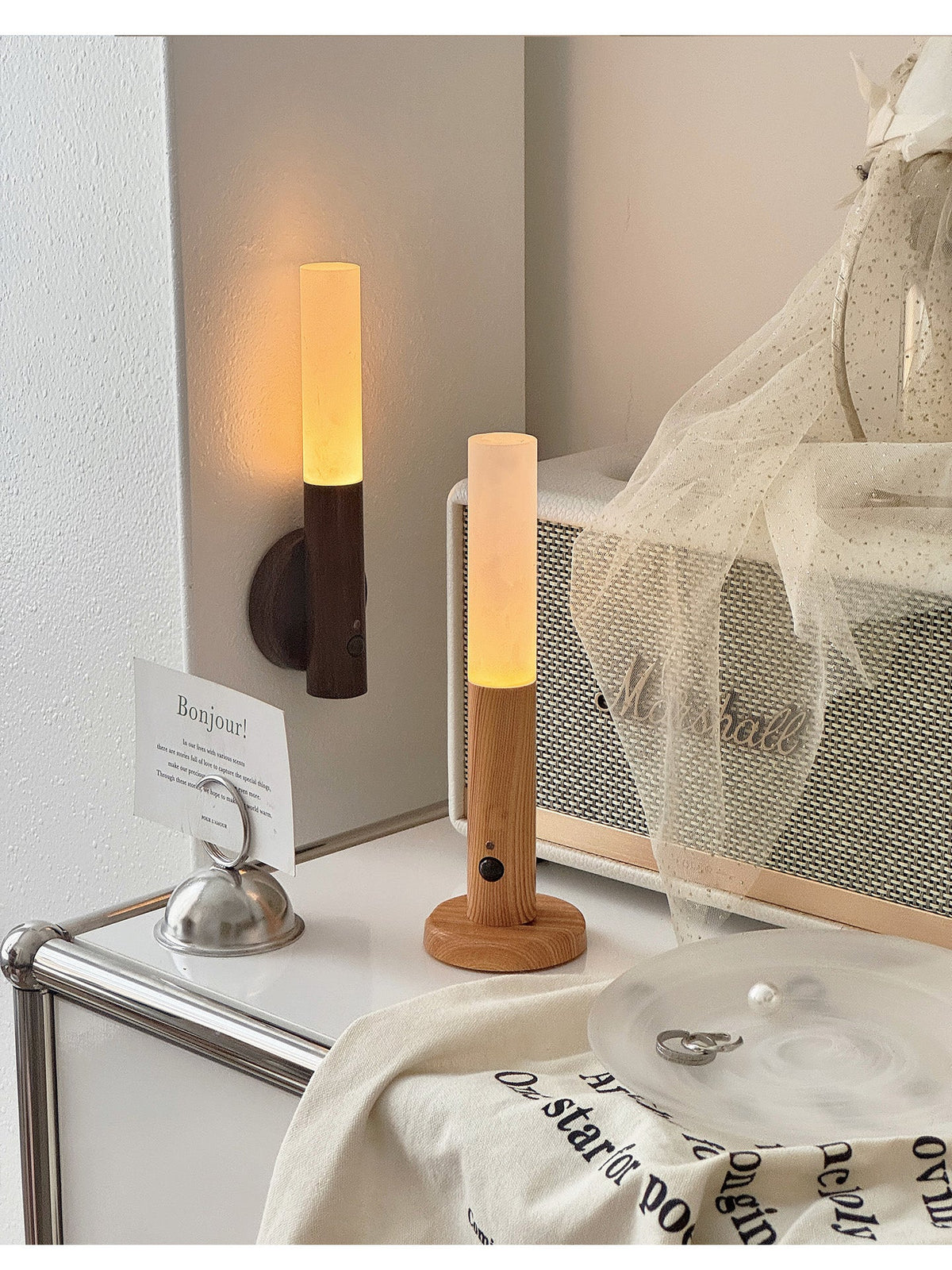 Nomad Portable Magnetic Wall Sconce with Rechargeable LED Light