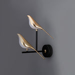 Nomi Plug-In Wall Sconce with Adjustable Bird Accent