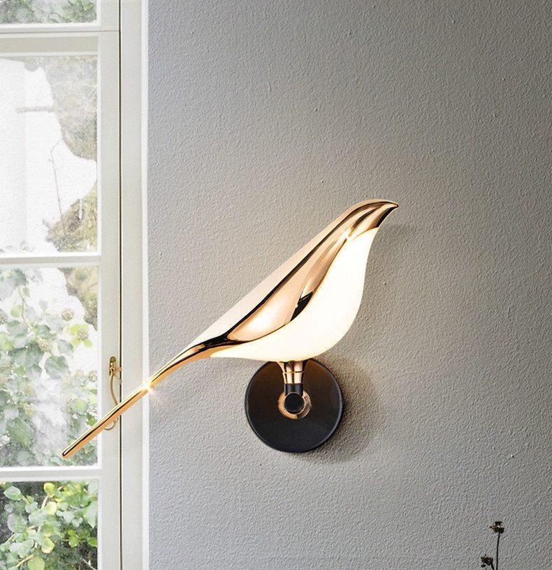 Nomi Plug-In Wall Sconce with Adjustable Bird Accent