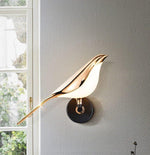 Nomi Plug-In Wall Sconce with Adjustable Bird Accent