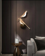 Nomi Plug-In Wall Sconce with Adjustable Bird Accent