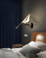 Nomi Plug-In Wall Sconce with Adjustable Bird Accent