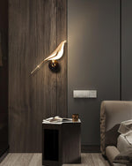 Nomi Plug-In Wall Sconce with Adjustable Bird Accent