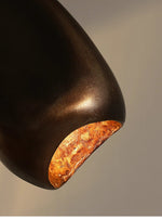 Noor Sculptural Table Lamp in Bronze – Modern Art Deco Accent Light