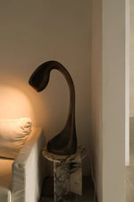 Noor Sculptural Table Lamp in Bronze – Modern Art Deco Accent Light