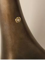 Noor Sculptural Table Lamp in Bronze – Modern Art Deco Accent Light